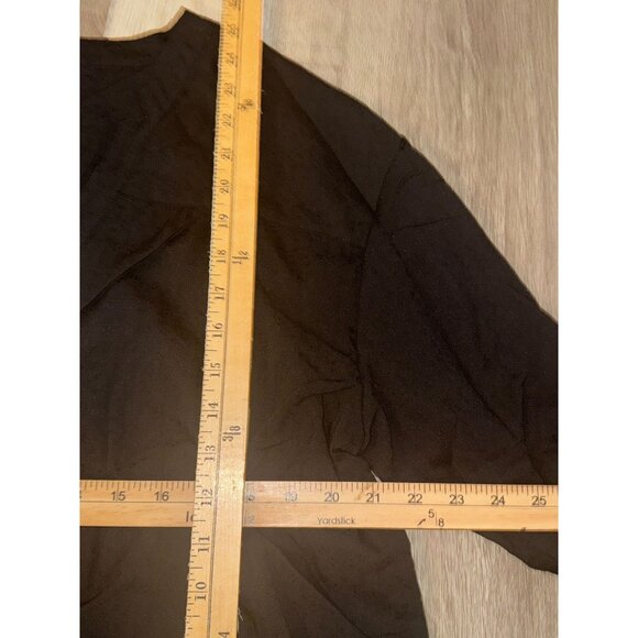 Lovestitch Black Cotton Blouse Size L - Picture 5 of 6